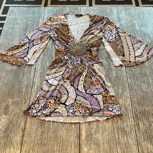 Vintage Sky Hippie Chic Mini Festival Ready size medium